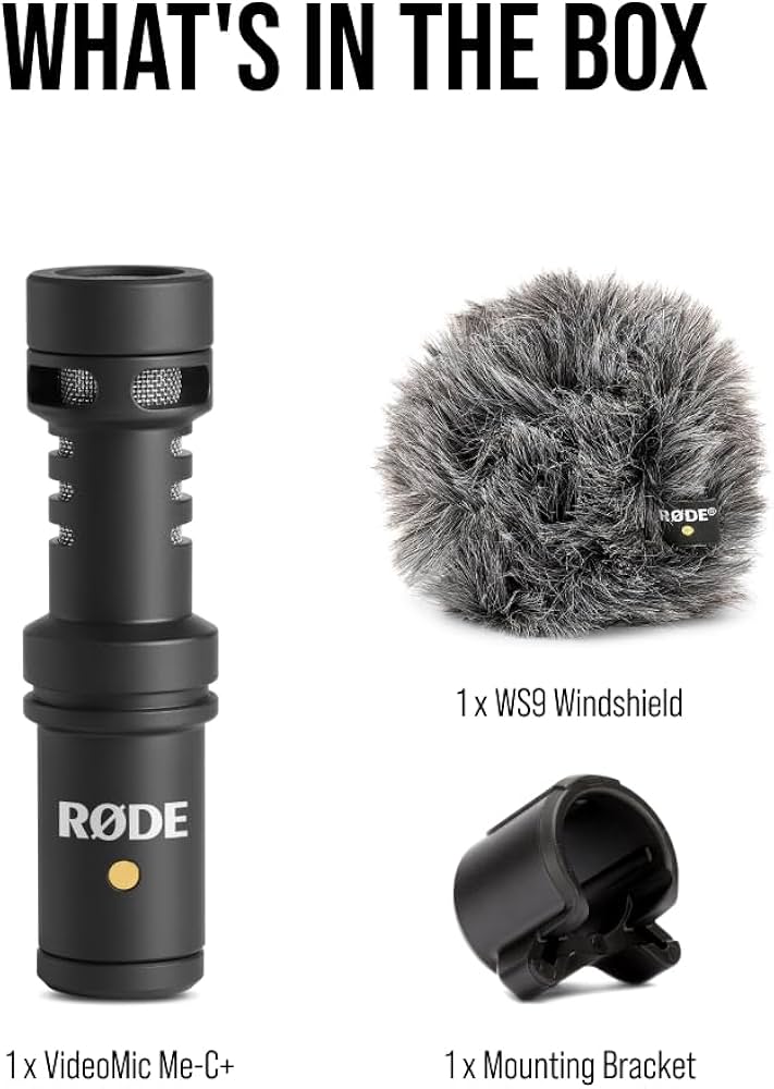 RØDE VideoMic Me-C+ Directional Microphone for USB-C Mobile