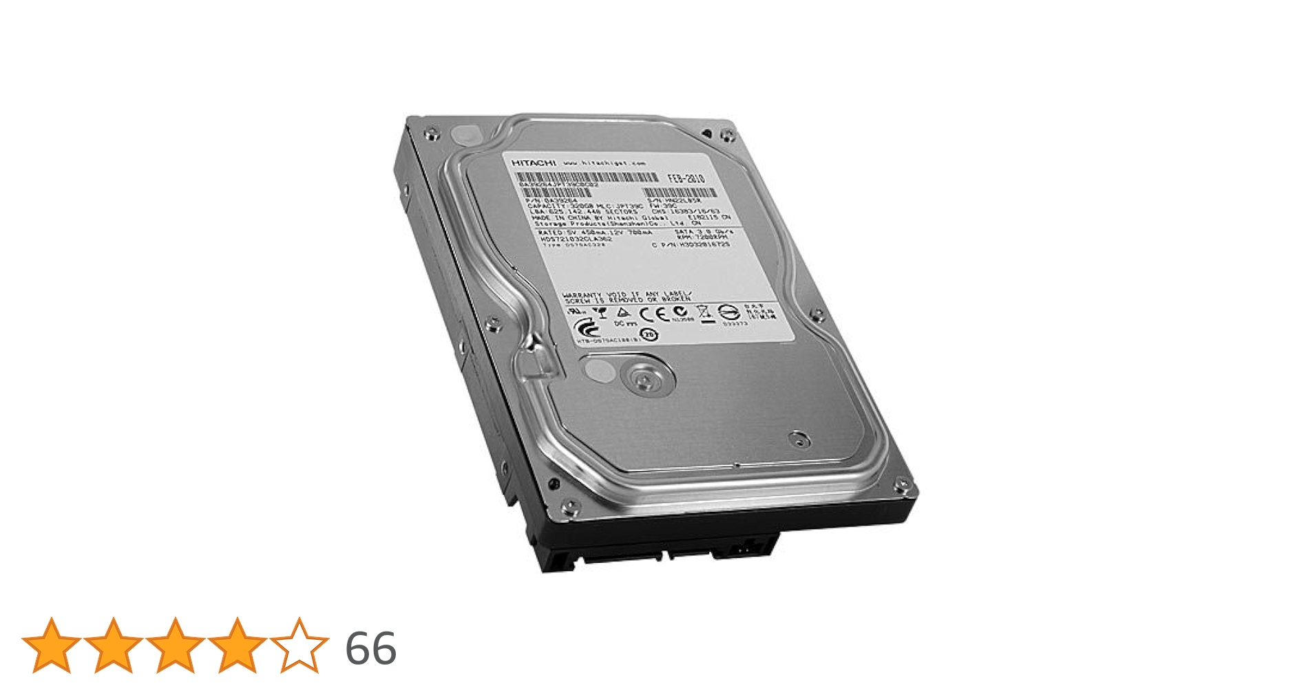 内蔵型ハードディスクドライブ Hitachi/HGST HUS726020ALE610 3.5 HDD