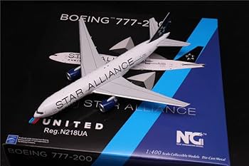 Amazon.com: for NG Model for United Airlines for Boeing B777-200ER