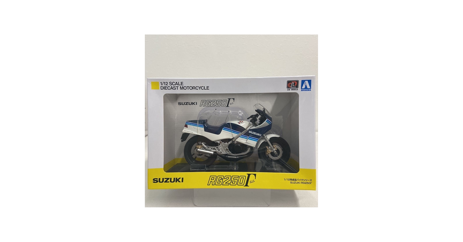 Amazon | アオシマ 1/12 SUZUKI RG250Γ ブルー×ホワイト スズキ ガンマ