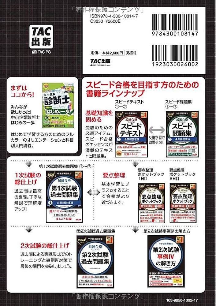 中小企業診断士 最速合格のためのスピードテキスト(1) 企業経営理論