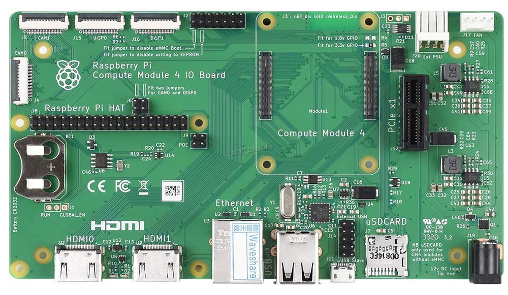 Amazon.com: XYGStudy Raspberry Pi Compute Module 4 IO Board, A