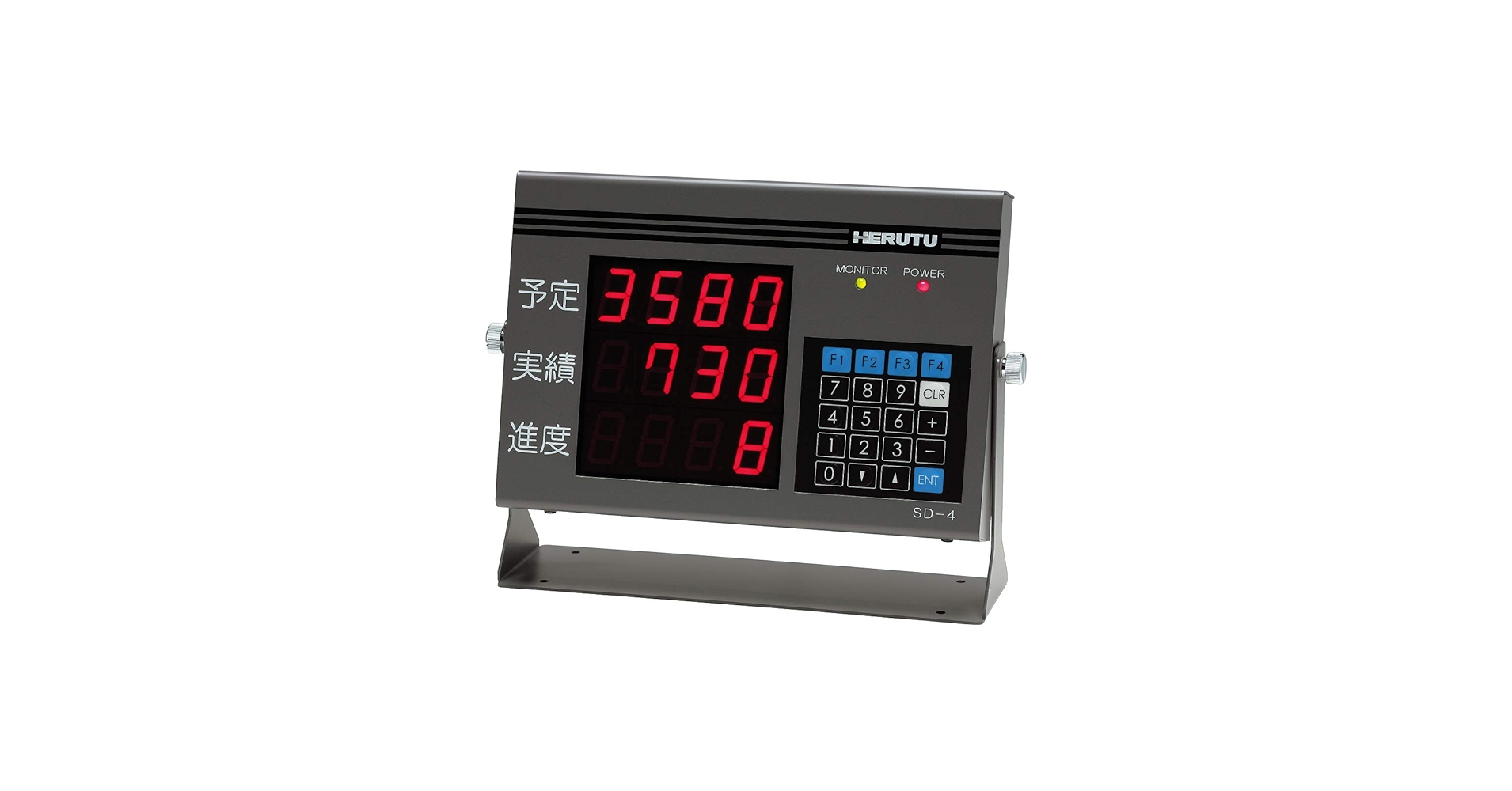 Amazon.co.jp: ヘルツ電子 生産管理表示装置 小型4桁3項目 SD-4 : 産業