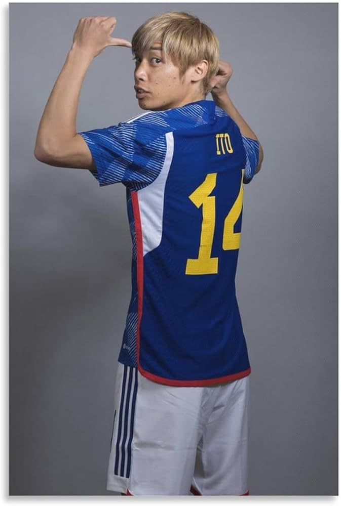 Amazon.co.jp: 伊東純也 サッカー日本代表 ポスター（1） ホーム装飾