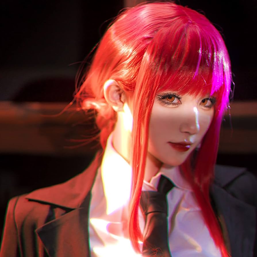 Amazon.co.jp: マキマ コスプレ ウィッグ付き チェンソーマン マキマ