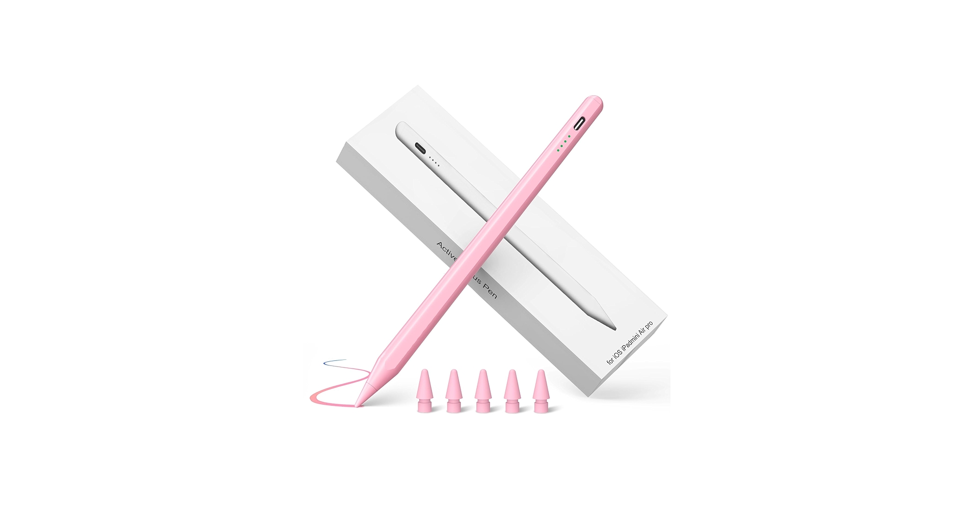 Amazon.com: Pink Stylus Pen for iPad,35 mins Fast Fully Charging