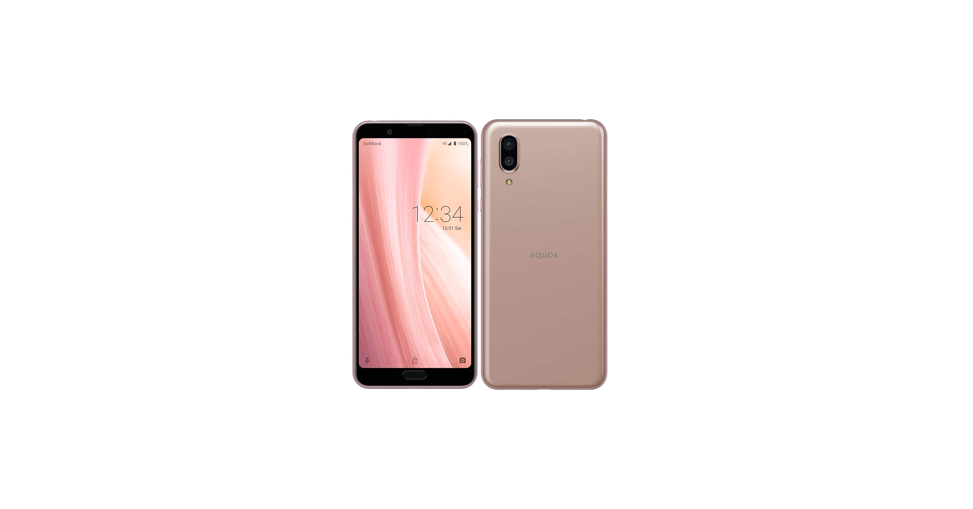Amazon | SIMフリー AQUOS sense3 plus 901SH SoftBank ピンク 白ロム