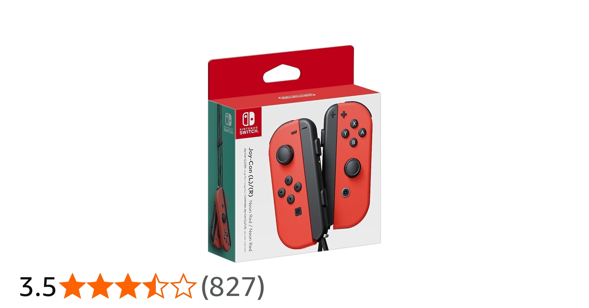Joy-Con (L-R) - Neon Red : Amazon.ca: Video Games