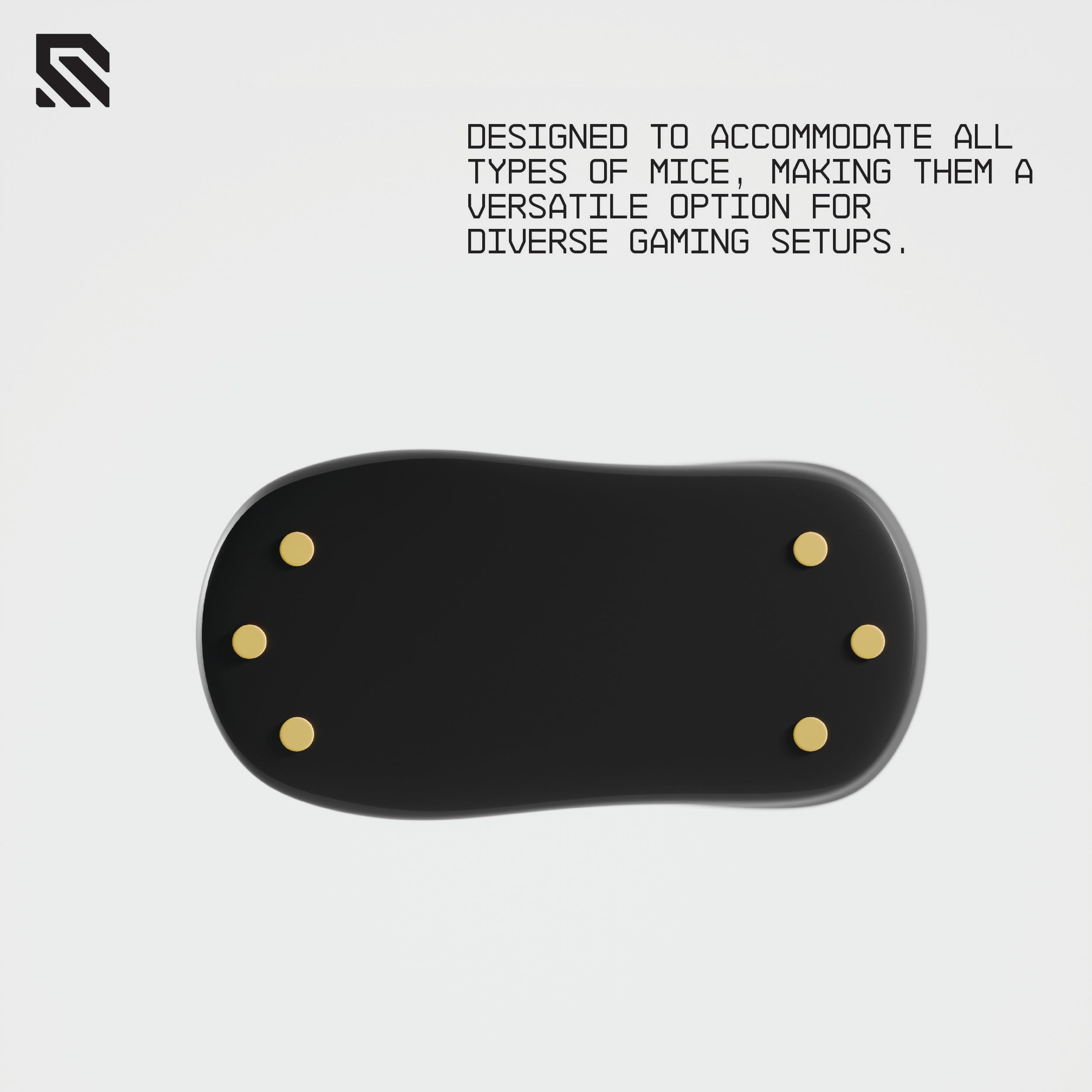 Amazon | Wallhack Pro UHMW-PE マウス スケート イエロー |精密志向の