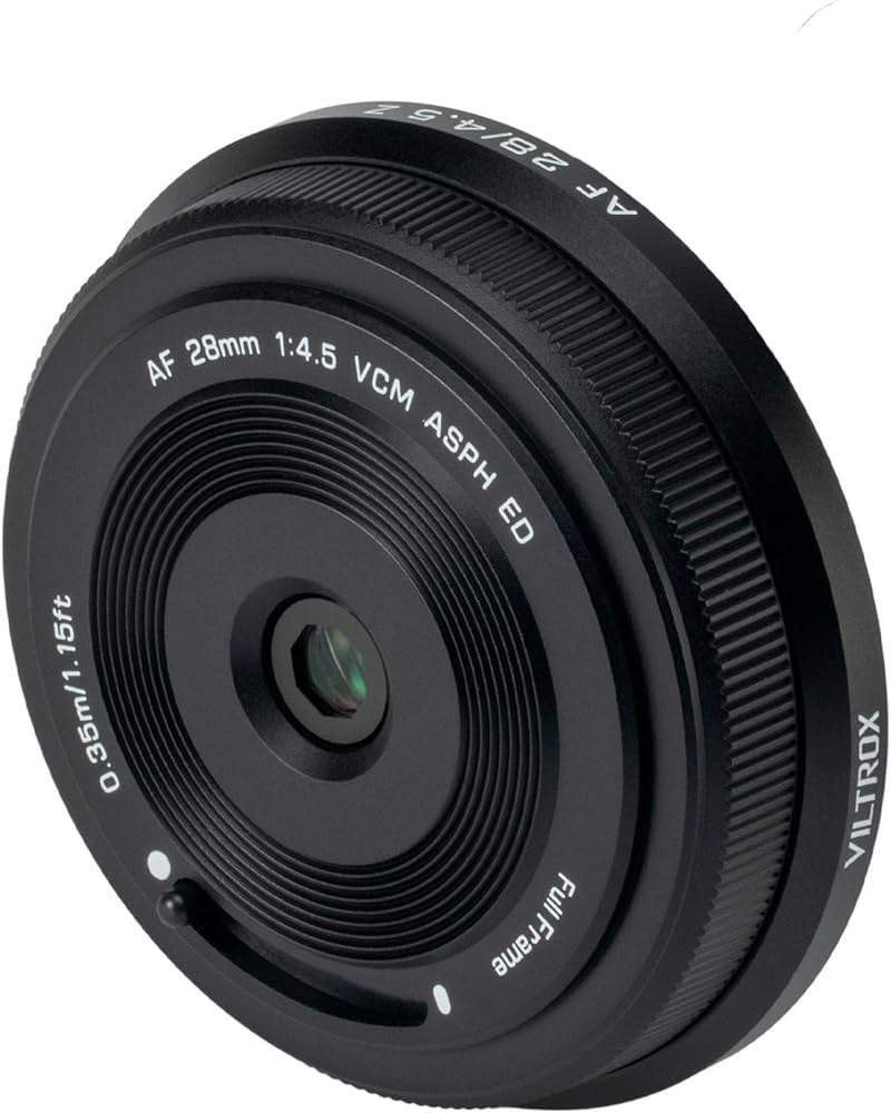 Amazon | VILTROX AF 28mm F4.5 Zマウント 超薄型広角レンズ フル