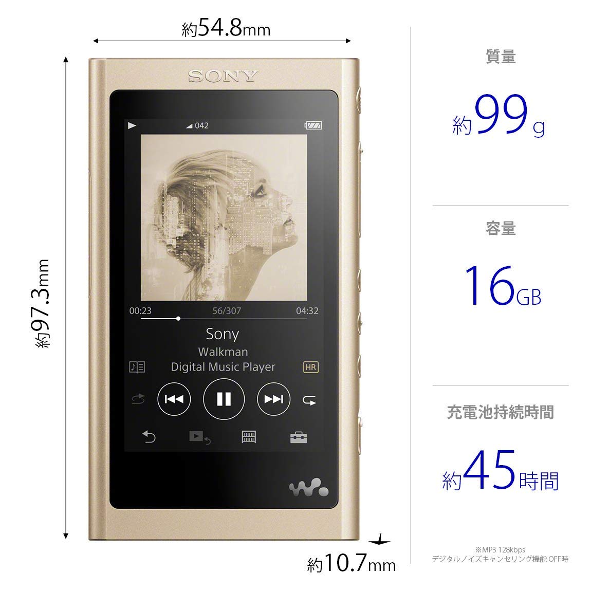ポータブルプレーヤー SONY WALKMAN NW-A55 Amazon.com : Sony NW-A55