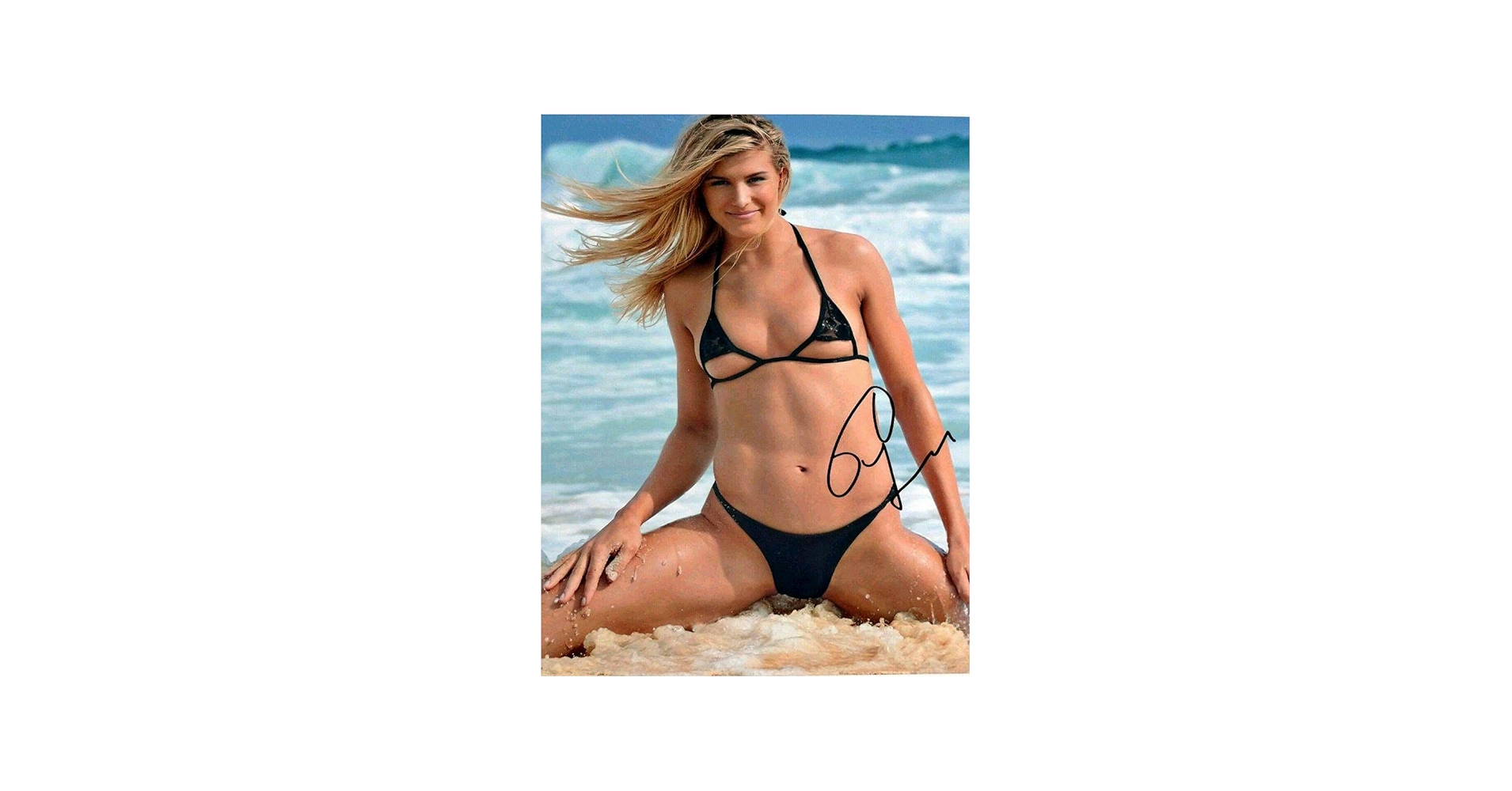 Amazon.co.jp: ウージニーブシャール直筆サイン入り超 特大写真…プロ