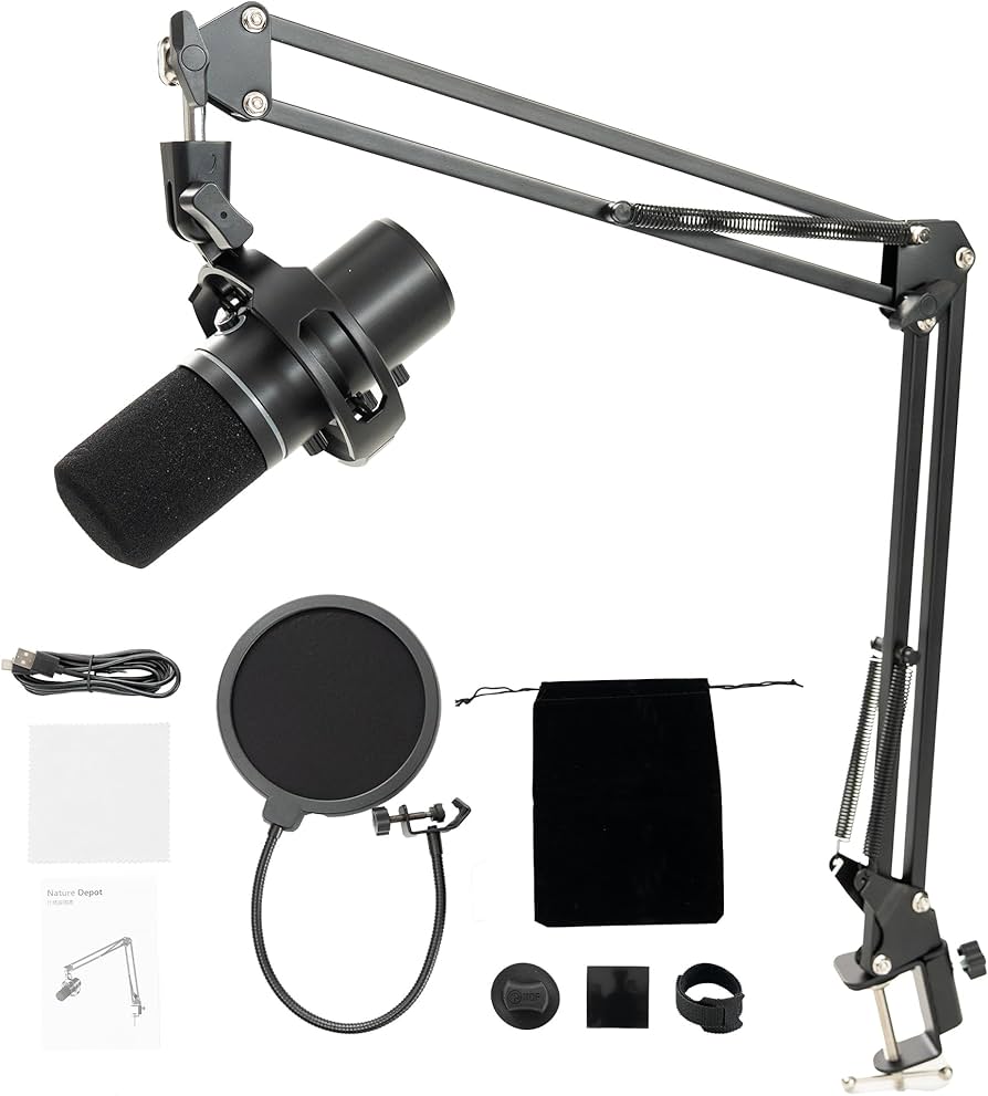 Amazon.co.jp: Nature Depot ゲーミングマイク ダイナミックマイク USB