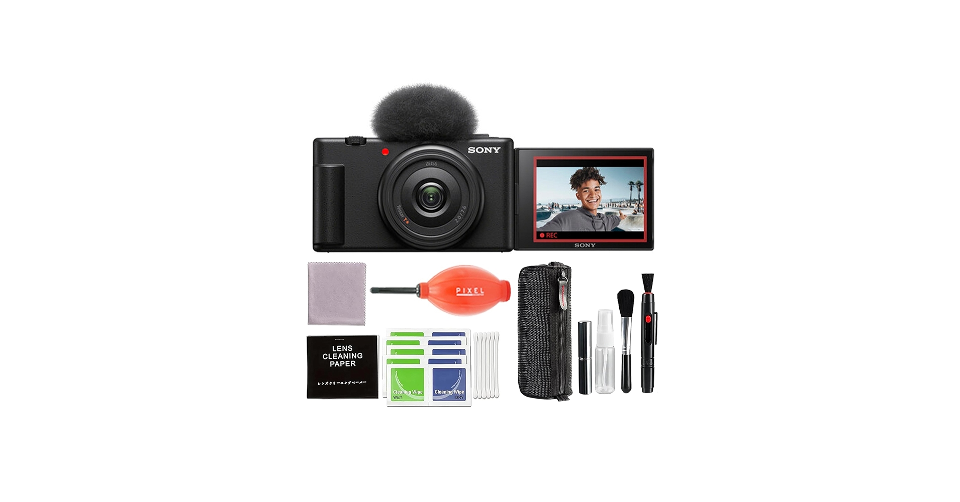 Amazon.com : Sony ZV-1F Vlog Camera for Content Creators and