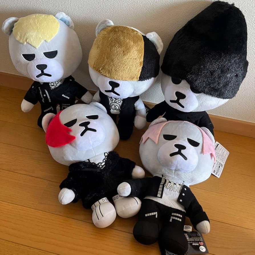 Amazon.co.jp: BIGBANG クランク くま コンプリート セット ぬいぐるみ