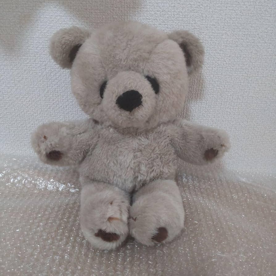 Amazon.co.jp: ジャンク こぐま ファンファン ぬいぐるみ レトロ クマ