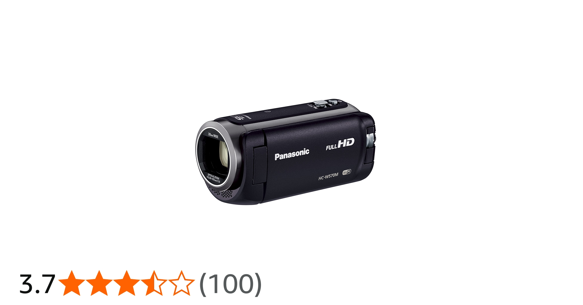 Amazon.co.jp: パナソニック HDビデオカメラ W570M ワイプ撮り 90倍