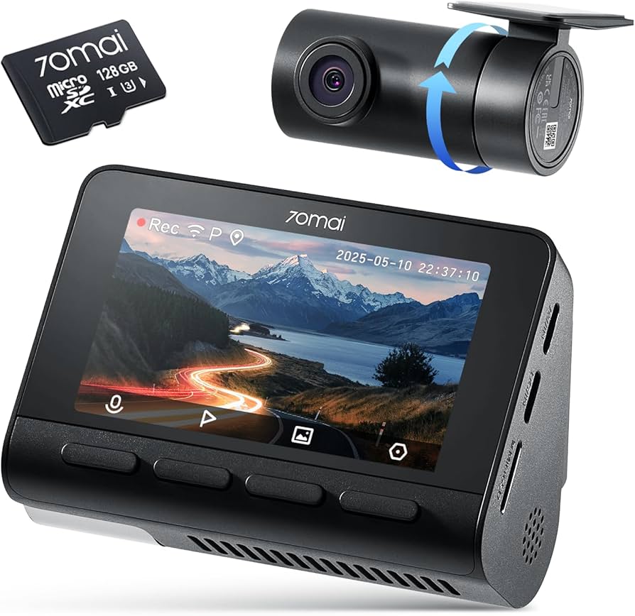 Amazon.co.jp: 【800万画素超強暗視+128GB SDカード付属】 70mai Dash