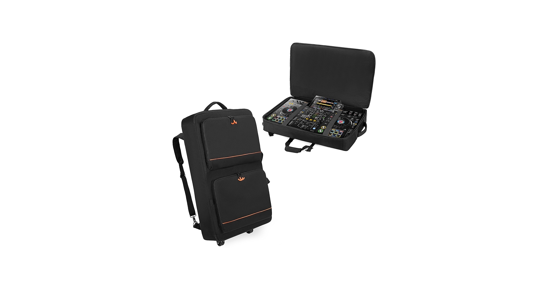 Amazon.com: Rexmica DJ Controller Bag Backpack with Wheels