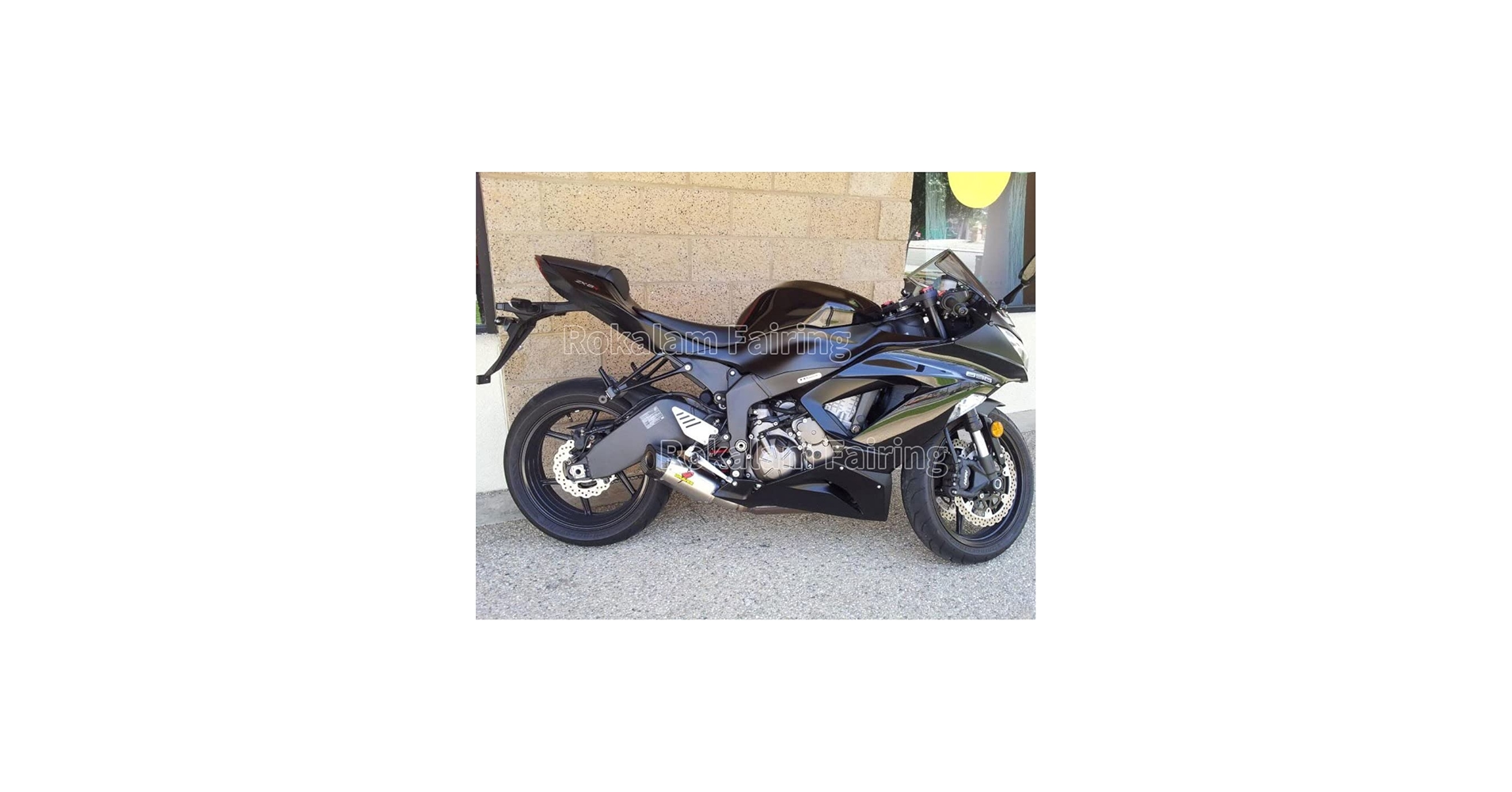 Amazon | モトボディキットニンジャ適用ZX6Rオートバイ13-18 適用ZX 6R