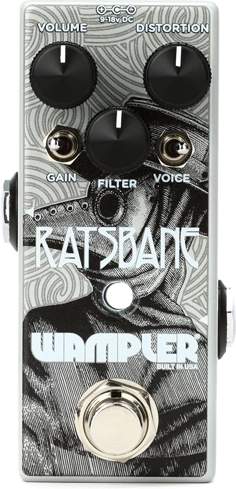 Amazon.com: Wampler Ratsbane Distortion Pedal (Rats Bane