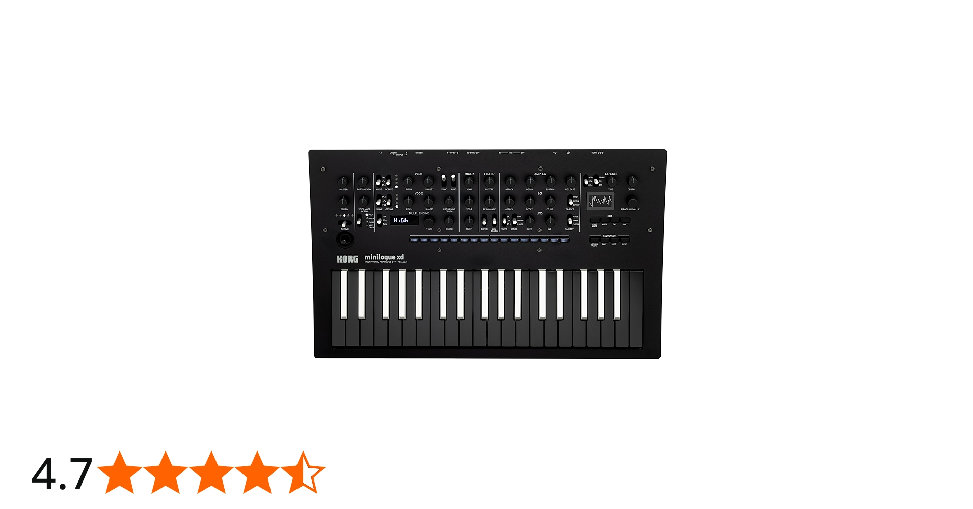 Amazon.co.jp: Korg minilogue xd 37キー反転カラー限定版