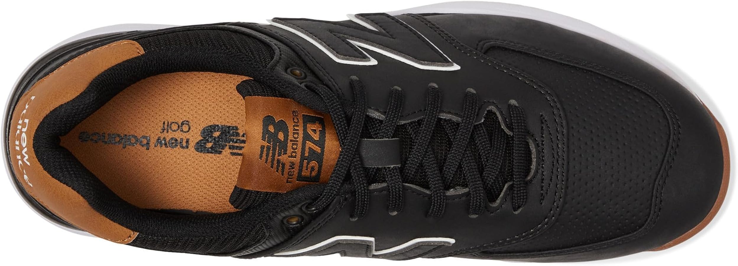 Amazon | New Balance メンズ 574 グリーン V2, ブラック/ガム, 26.5