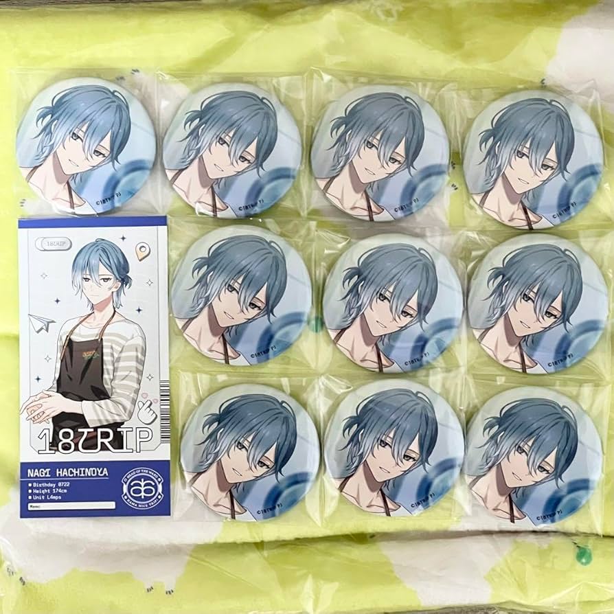 18TRIP 蜂乃屋凪 缶バッジ 蜂乃屋凪 18TRIP エイトリ キービジュアル