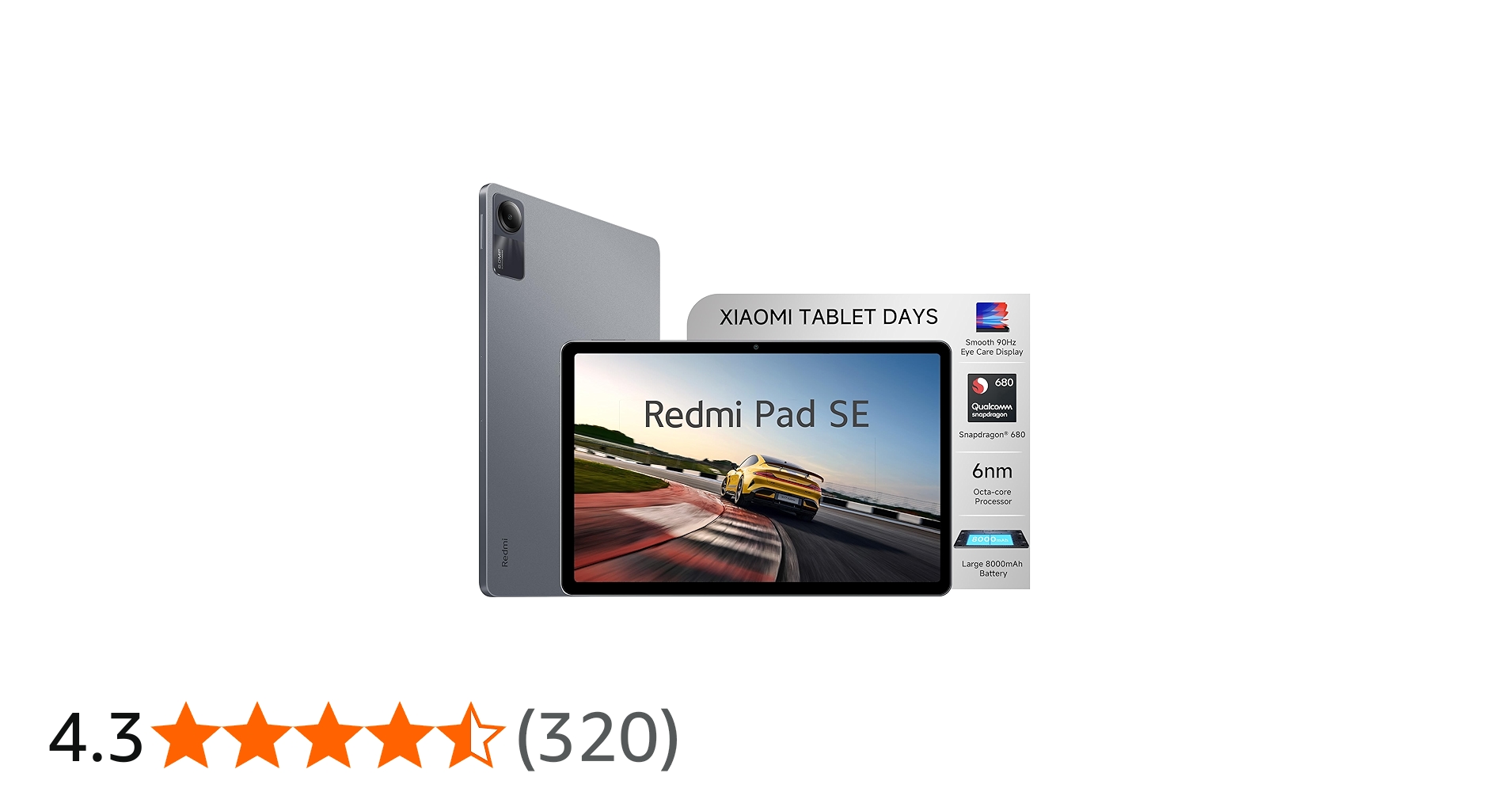 Redmi Pad SE| All Day Battery | Qualcomm Snapdragon 680| 90Hz