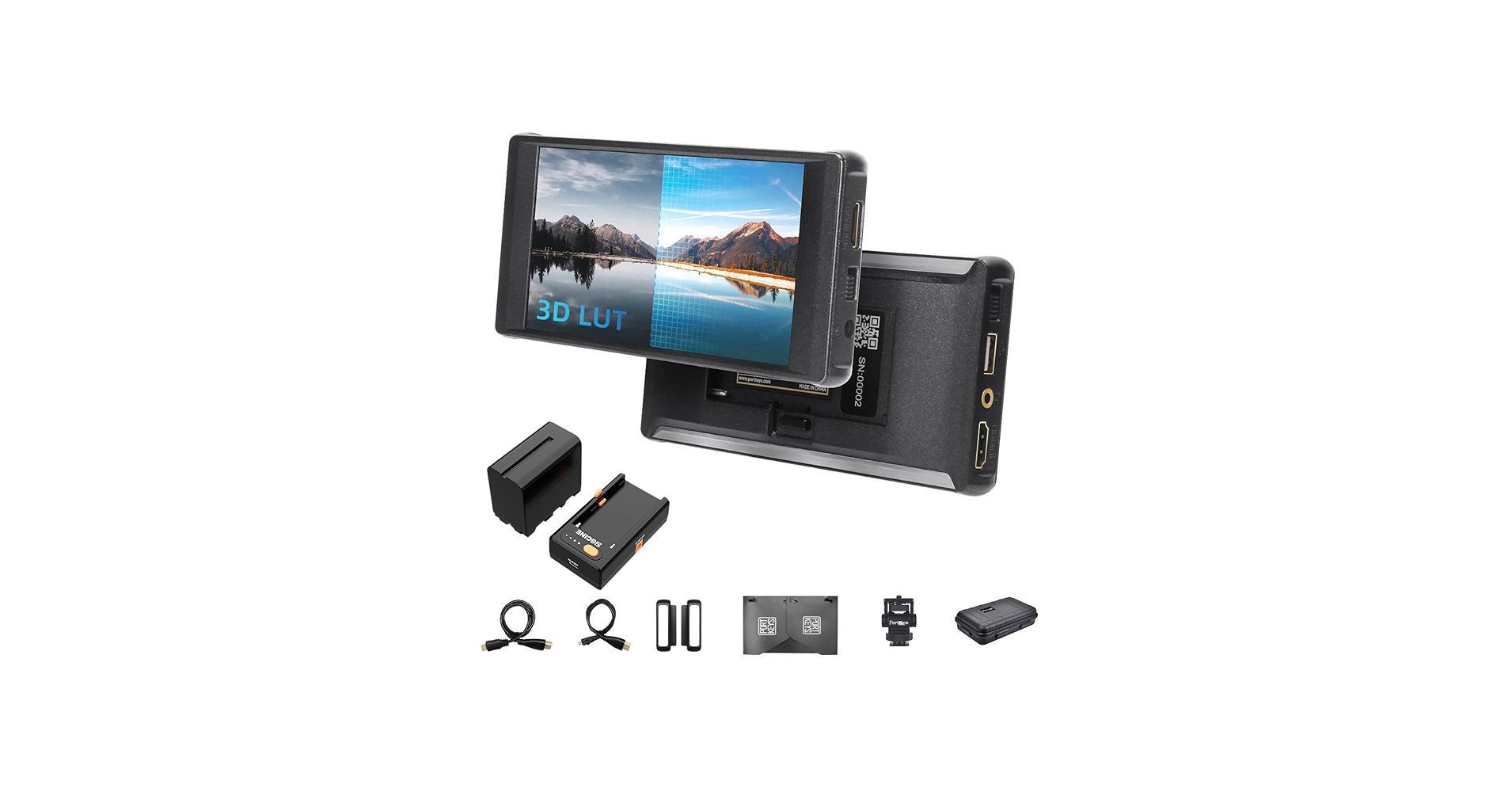 Amazon.com : Portkeys PT6 5.2 inch DSLR Camera Monitor+Battery, 3D