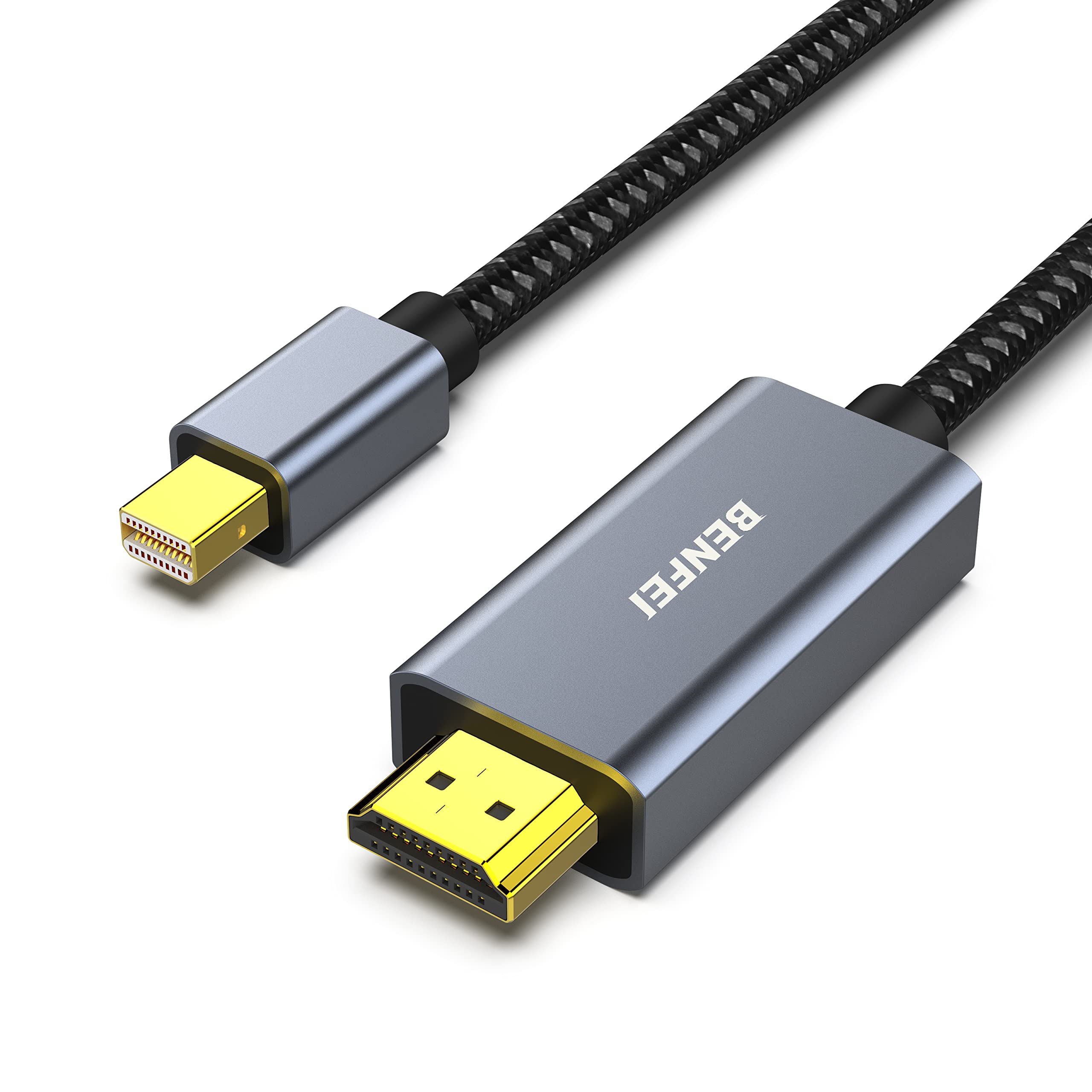 Amazon | BENFEI Mini DisplayPort to HDMI 1.8m ケーブル [4K@30Hz
