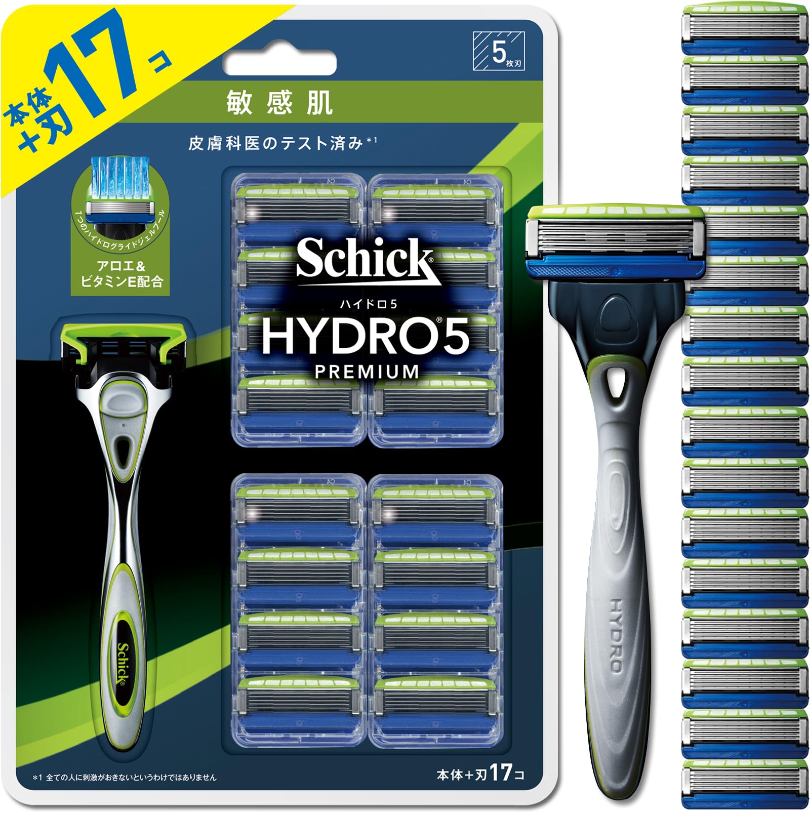 Amazon.co.jp: Schick(シック) ハイドロ5プレミアム 敏感肌用 クラブ