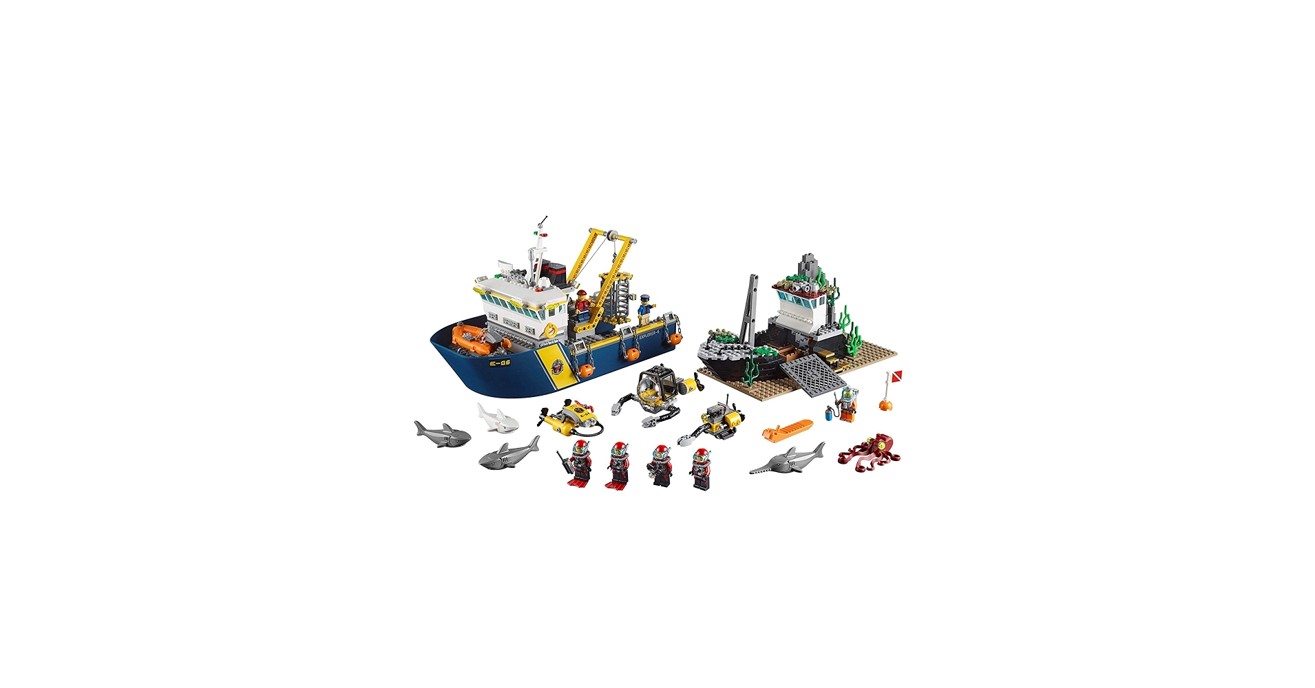 Amazon.com: LEGO City Deep Sea Explorers 60095 Exploration Vessel