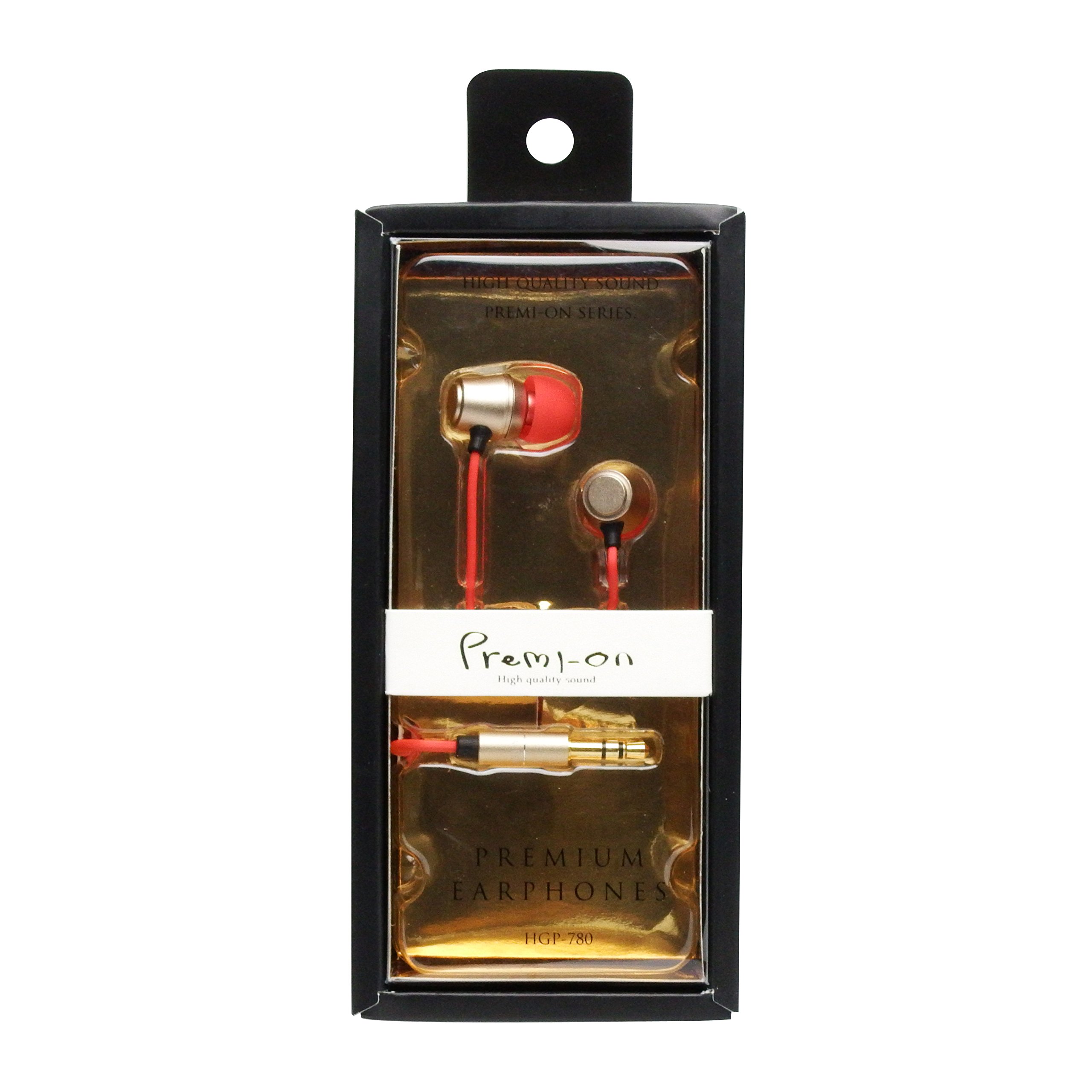 Amazon.co.jp: ALPEX プレミアムカナルイヤフォン 780 レッドゴールド