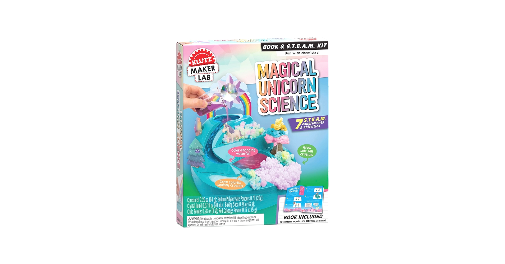 Amazon.com: KLUTZ Magical Unicorn Science STEAM Lab Kit, Medium