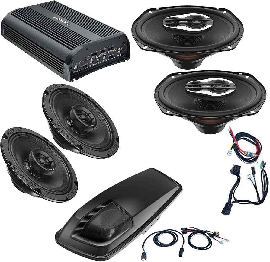 Amazon.com: Hertz HSP3 Plug and Play 4 Speaker Kit with Saddlebag