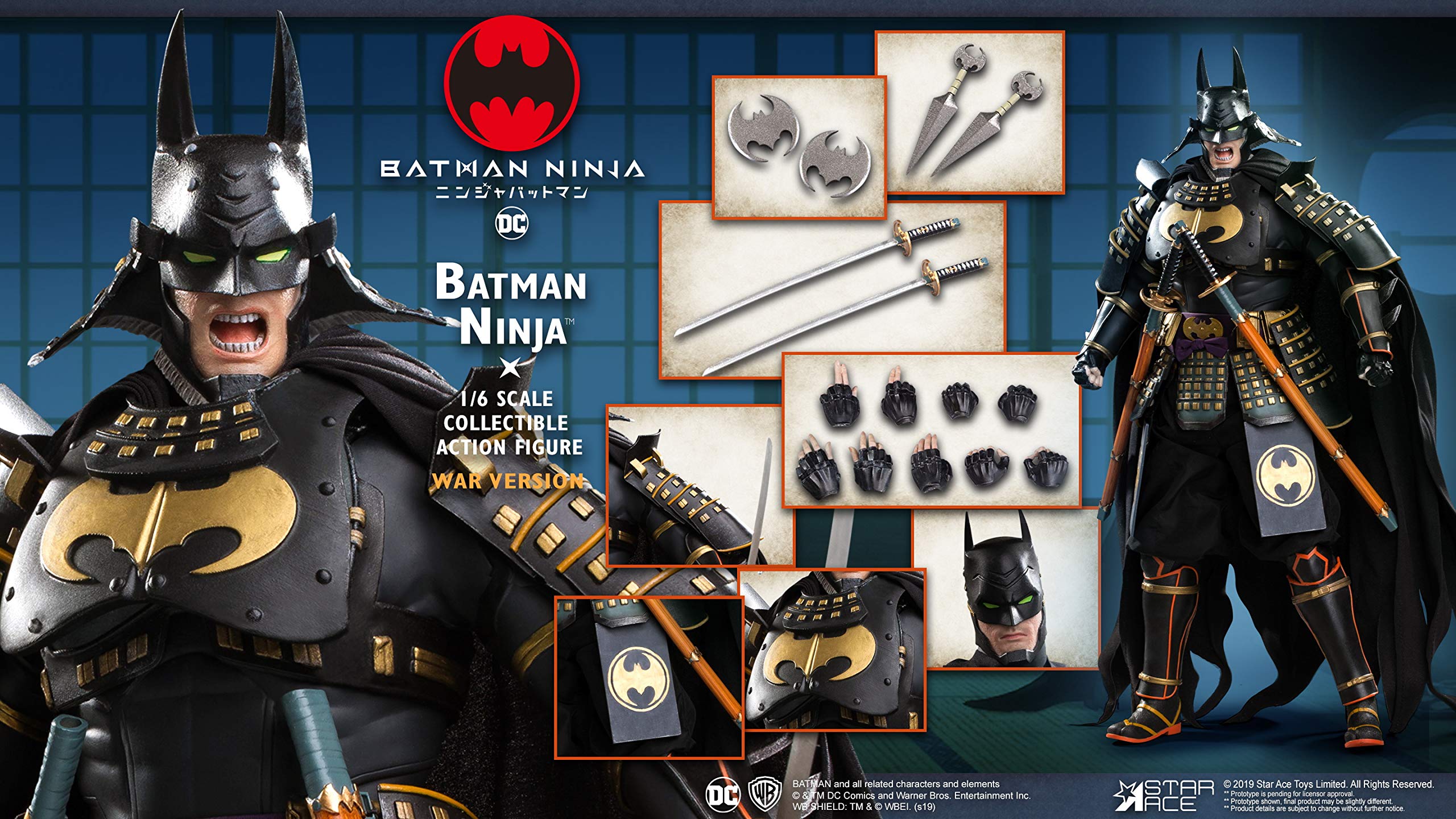 Amazon.com: Star Ace Toys Batman Ninja (Deluxe War Version) 1: 6