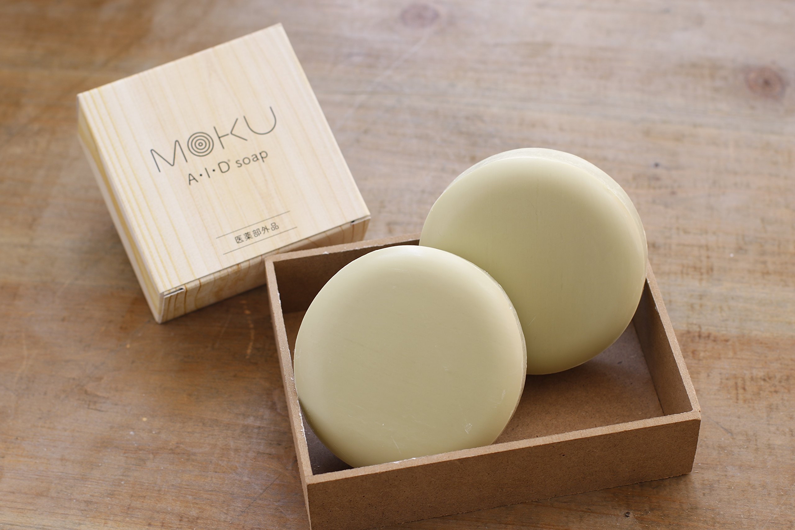 Amazon | MOKU AIDソープ 顔ダニ・ニキビダニ対策 100g ［保湿アップ