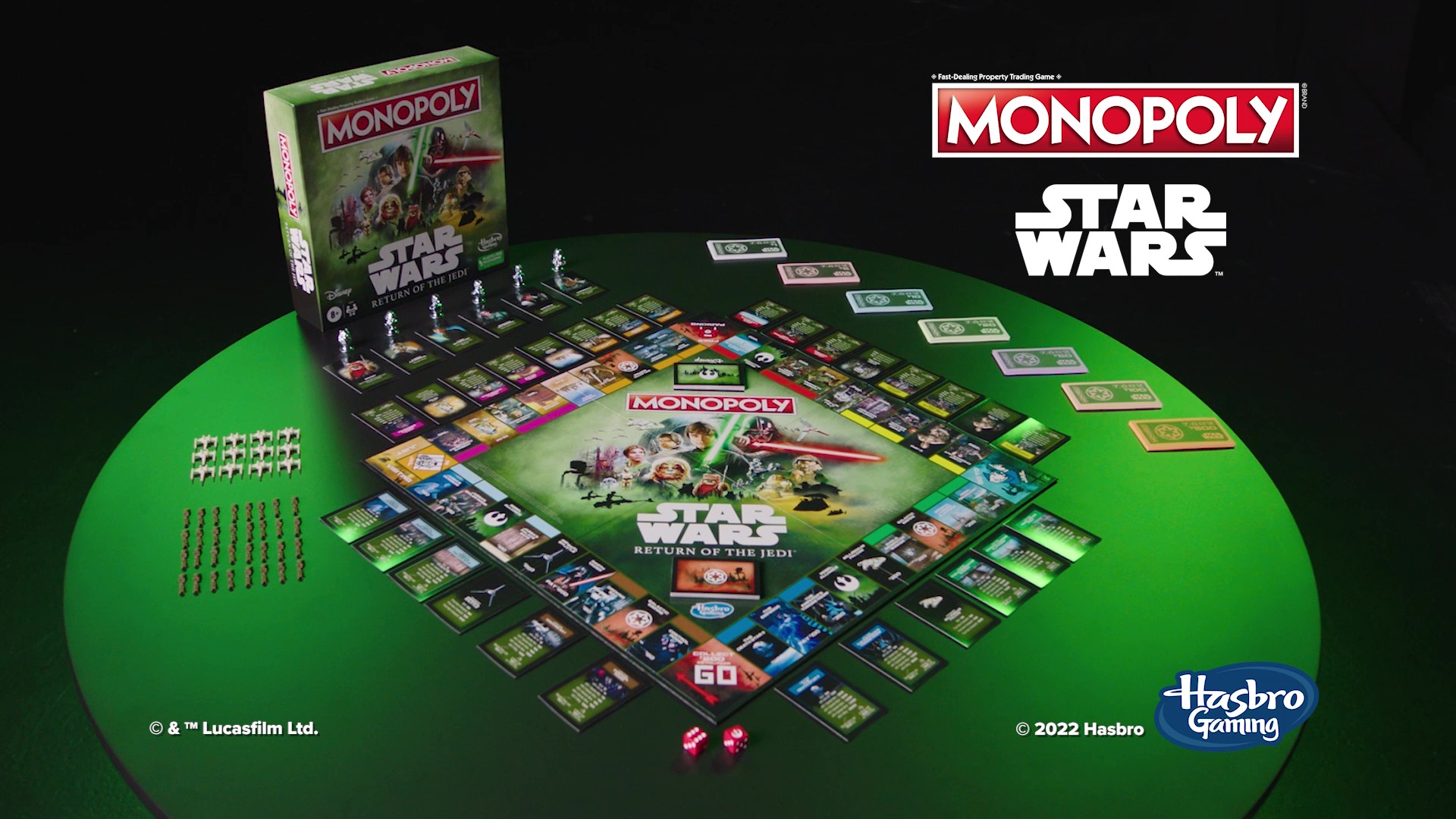 Monopoly Star Wars Return of The Jedi Board Game for 2-4 Players