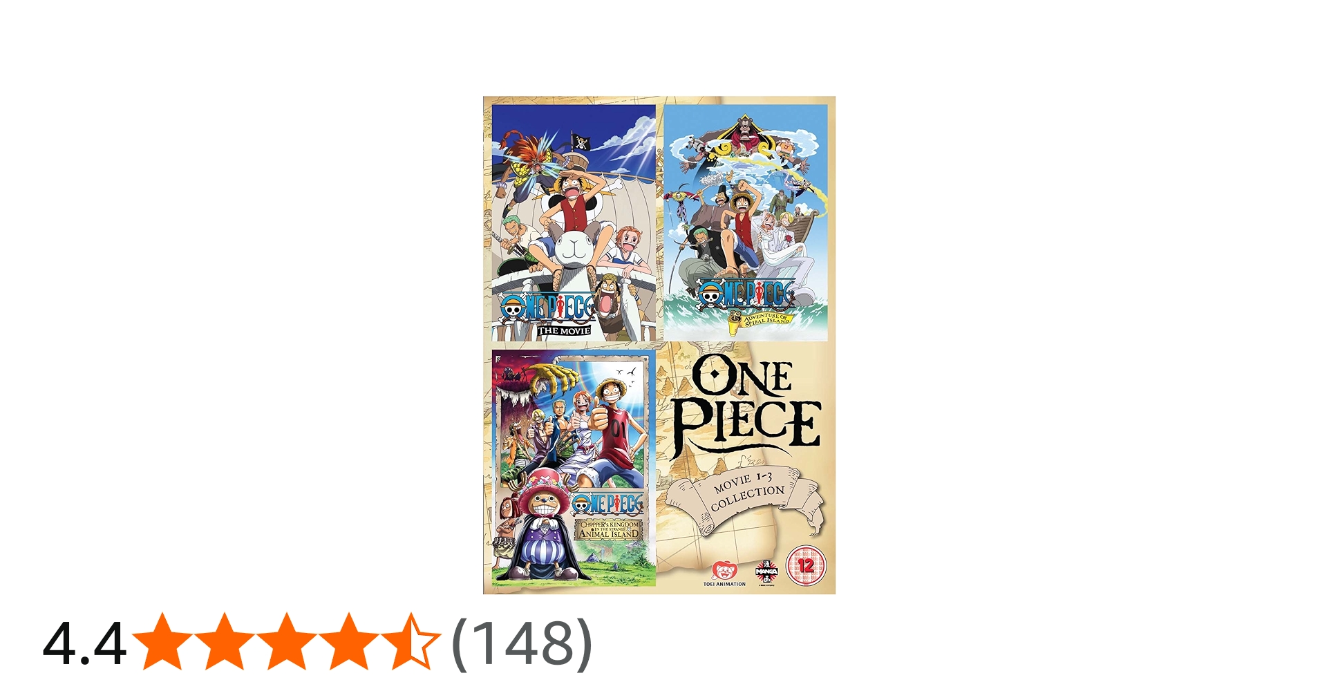 Amazon.co.jp: ワンピース 劇場版コレクション 1 DVD アニメ [PAL] [UK