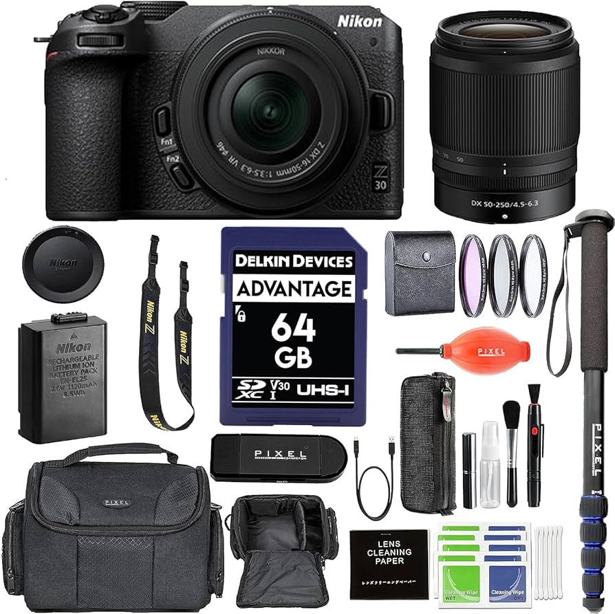 Amazon.com : Z30 Mirrorless Camera with 16-50mm and 50-250mm