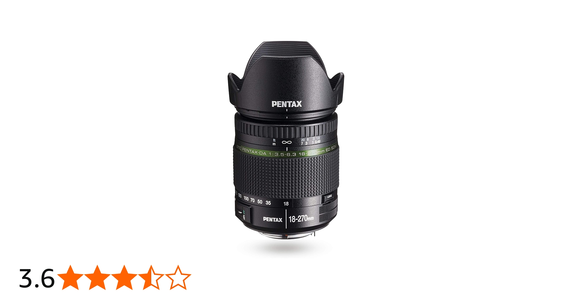 Amazon.co.jp: smc PENTAX-DA 18-270mmF3.5-6.3ED SDM 超高倍率ズーム