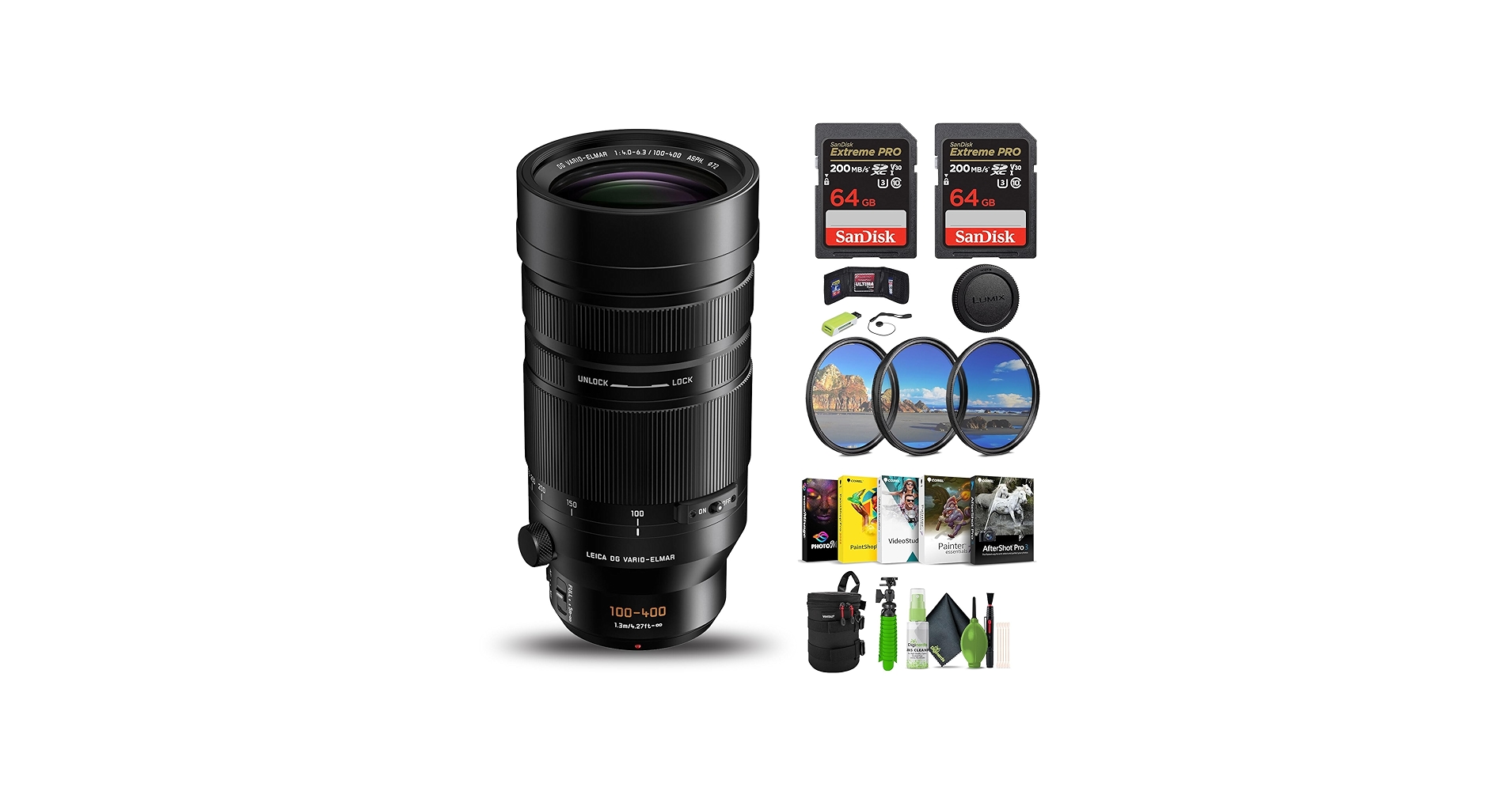 Amazon.com : Panasonic Leica DG Vario-Elmar 100-400mm f/4-6.3 II