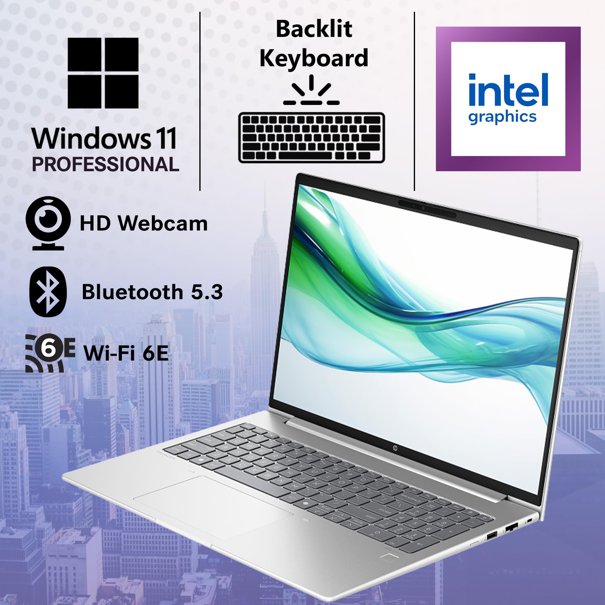 HP ProBook 460 G11 Business Laptop 40.6 cm FHD+ Display, Intel