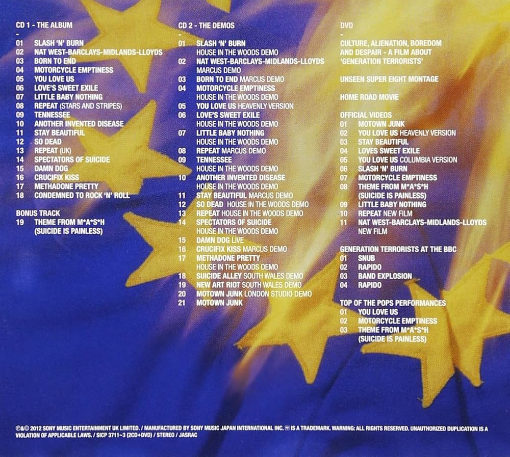 Amazon.co.jp: ジェネレーション・テロリスト-20周年記念デラックス