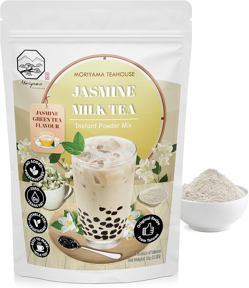 Amazon.com : Jasmine Green Tea Bubble Milk Tea Instant 3in1 Powder