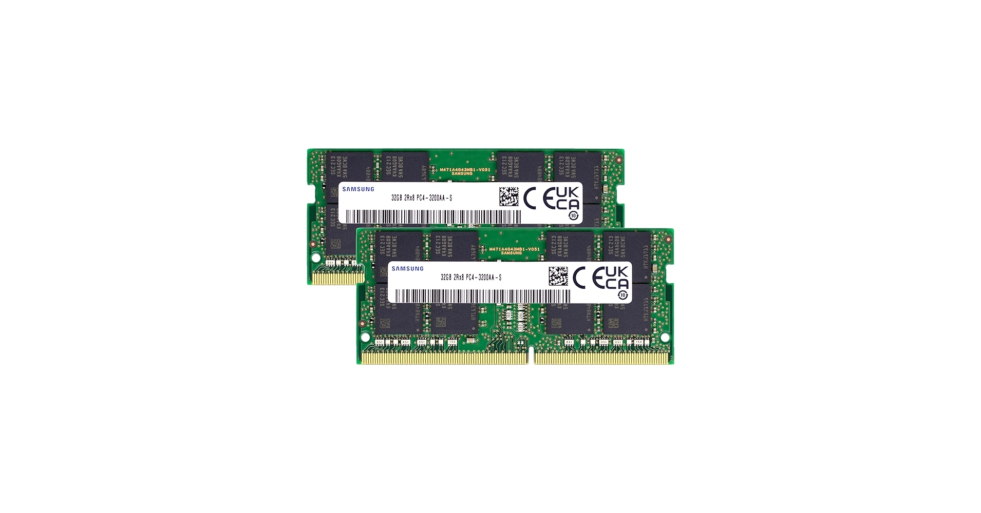 Samsung 64GB (2x32GB) DDR4 3200MHz PC4-25600 (PC4-3200AA) CL22