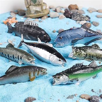 Amazon.co.jp: 魚モデル目を引く魚フィギュア魚モデル工芸品風景装飾