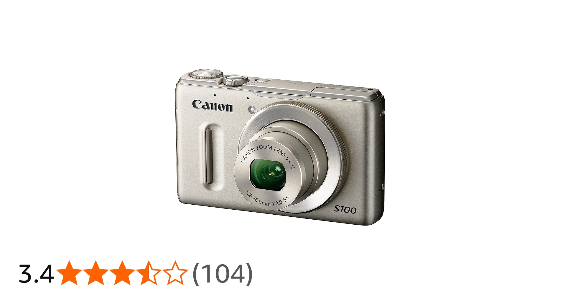 Amazon | Canon デジタルカメラ PowerShot S100 シルバー PSS100(SL