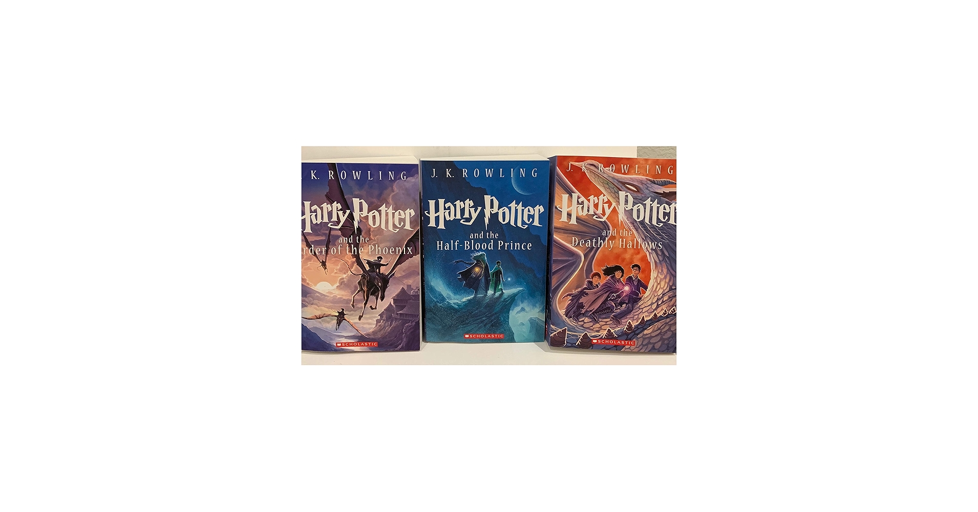 Harry Potter Books #5-7: Order of the Phoenix, Half-Blood Prince